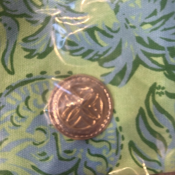 NWT Lilly Pulitzer Green Bamboo Bag! - Picture 2 of 4